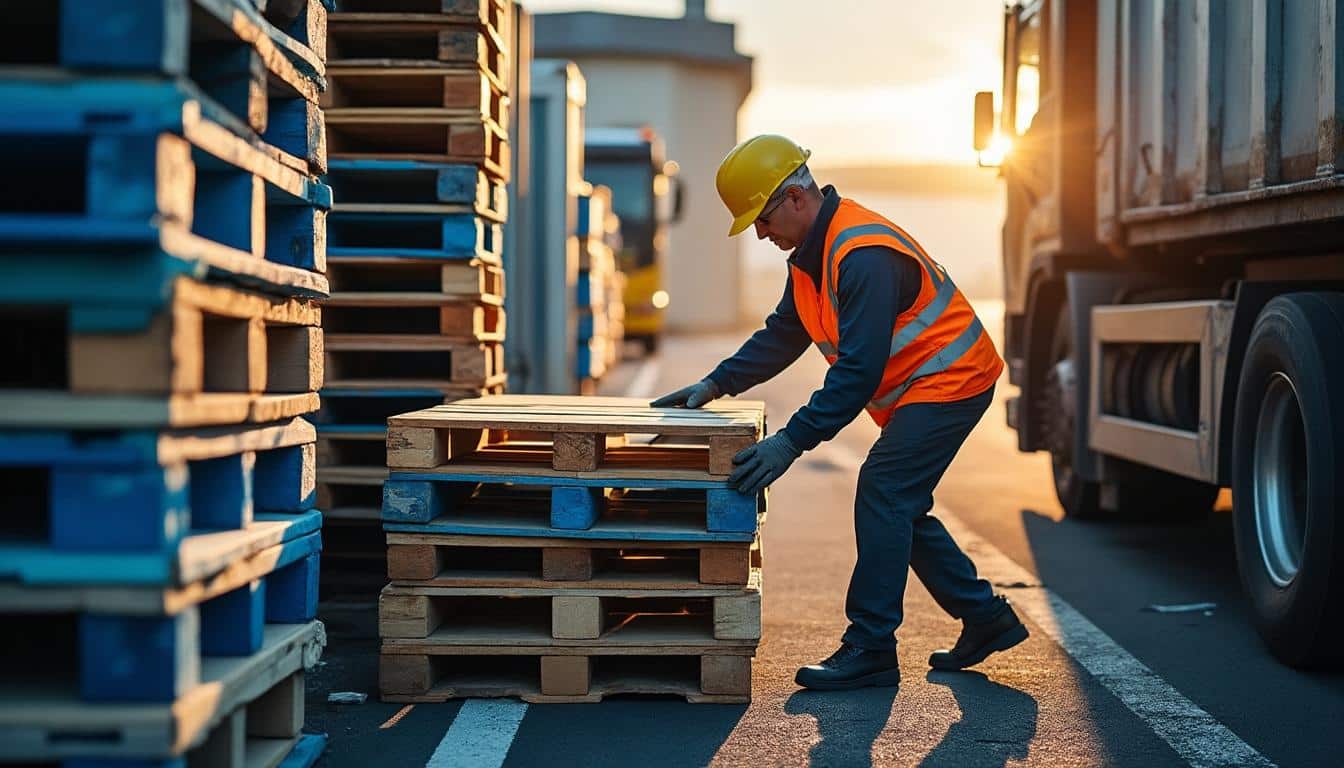 La sécurité du chargement des marchandises sur une remorque logistique