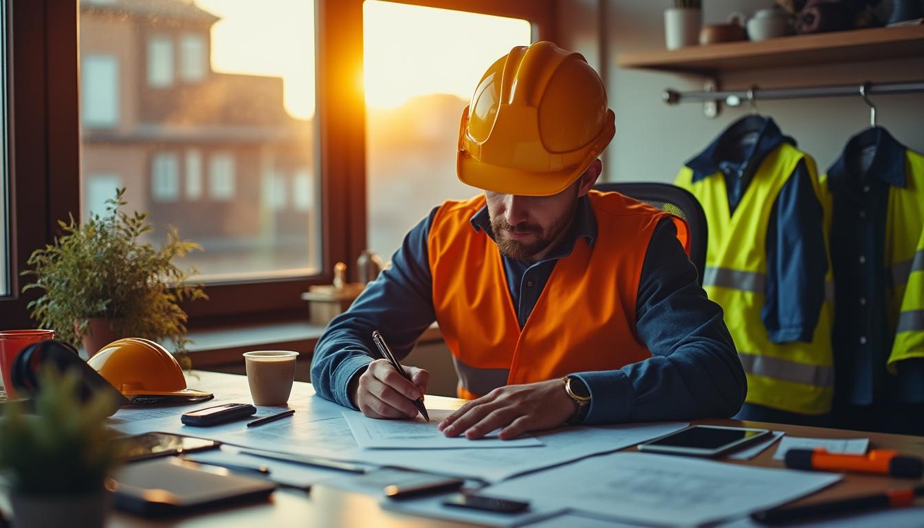 Illustration: Pourquoi la lettre de motivation dans le BTP est essentielle pour votre candidature