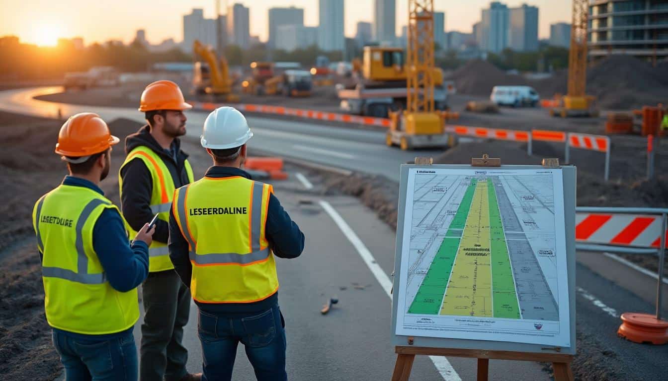 Illustration: Comprendre la zone de déplacement dans le BTP à l’horizon 2025 : définitions et cadre légal