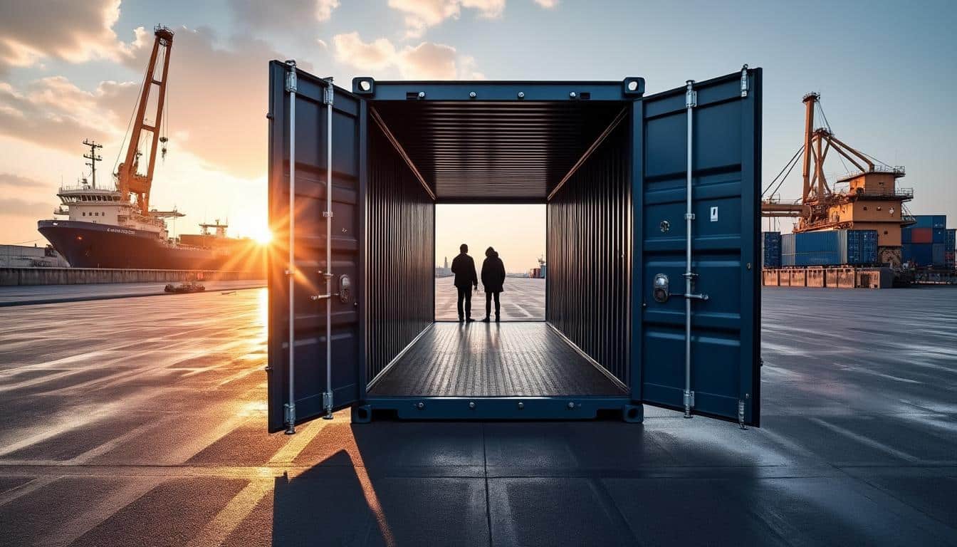 Illustration: Comprendre les caractéristiques essentielles du container maritime de 20 pieds