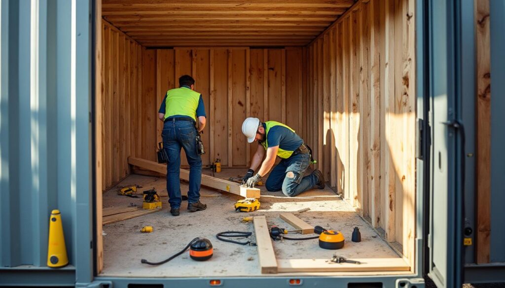 Container agencement : solutions modulaires sur mesure à Lyon