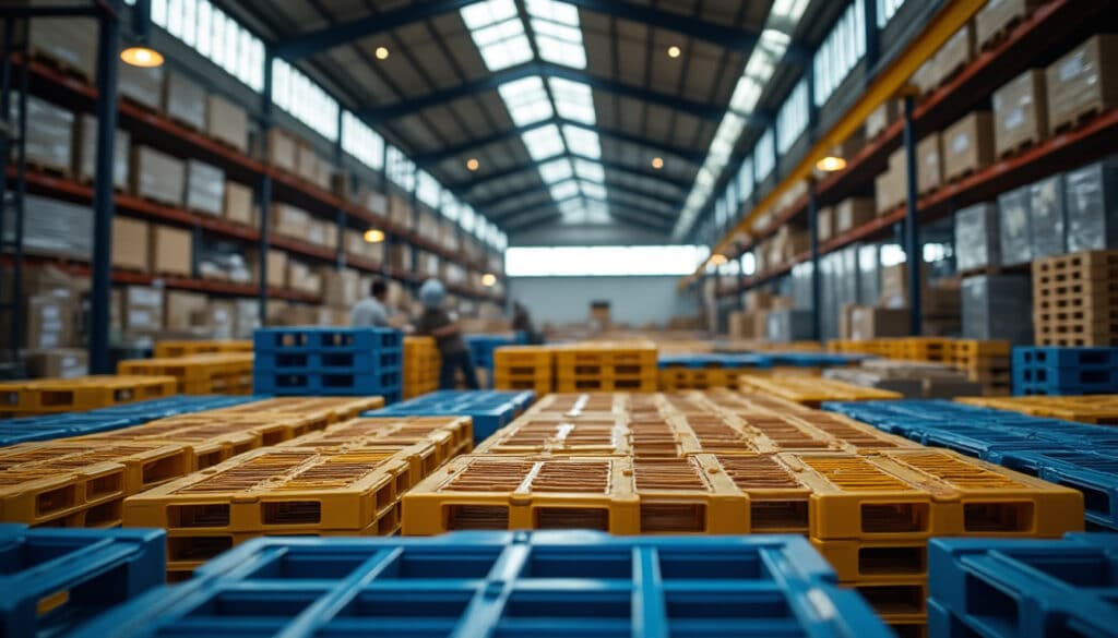 Les bacs et palettes gerbables pour un stockage optimisé et sécurisé