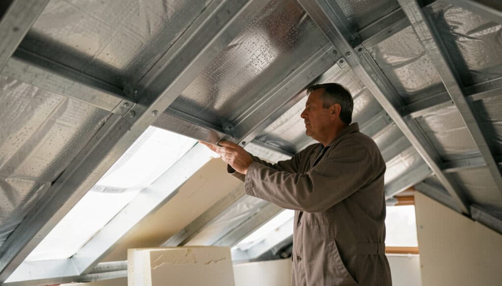 Anti-condensation sous bac acier : quelle solution ?